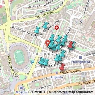 Mappa Via Benedetto Cariteo, 80125 Napoli NA, Italia (0.193)