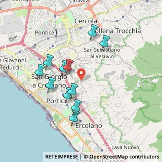 Mappa Via S. Gennariello, 80055 Portici NA, Italia (1.86818)