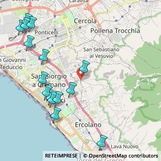 Mappa Via S. Gennariello, 80055 Portici NA, Italia (2.87333)