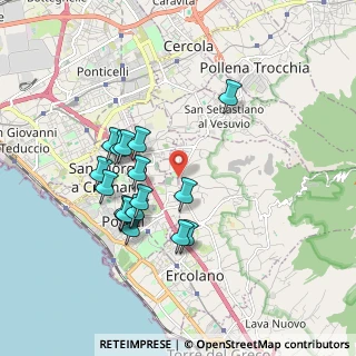 Mappa Via S. Gennariello, 80055 Portici NA, Italia (1.79882)