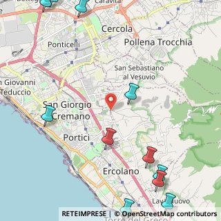 Mappa Via S. Gennariello, 80055 Portici NA, Italia (3.58273)
