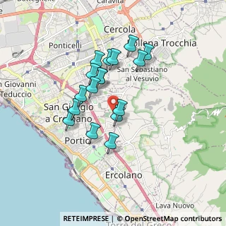 Mappa Via S. Gennariello, 80055 Portici NA, Italia (1.54765)
