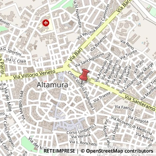 Mappa Corso Vittorio Emanuele II, 29, 70022 Altamura, Bari (Puglia)