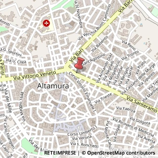 Mappa Via Santeramo in Colle, 11, 70022 Altamura, Bari (Puglia)