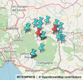 Mappa Via de Rogatis, 83043 Bagnoli Irpino AV, Italia (11.509)