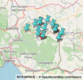 Mappa Via de Rogatis, 83043 Bagnoli Irpino AV, Italia (10.0655)