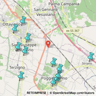 Mappa Via Pianillo, 80040 Poggiomarino NA, Italia (3.17583)