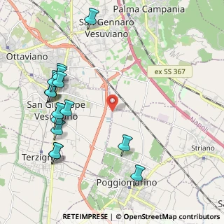 Mappa Via Pianillo, 80040 Poggiomarino NA, Italia (2.695)