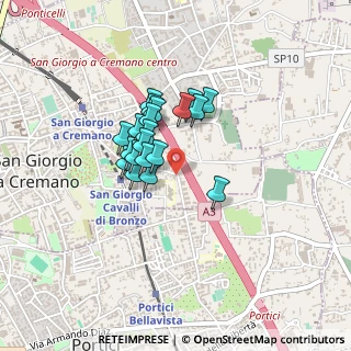 Mappa Via Stanziano, 80046 San Giorgio a Cremano NA, Italia (0.3155)