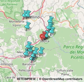 Mappa Via Selvapiana, 83029 Solofra AV, Italia (6.37389)