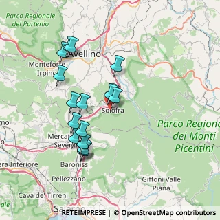 Mappa Via Michele Napoli, 83029 Solofra AV, Italia (7.45882)