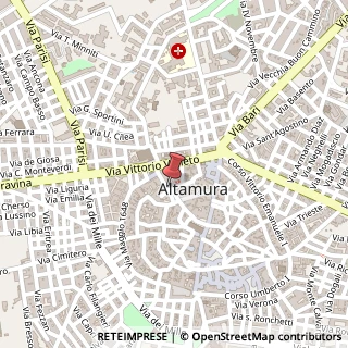 Mappa Piazza Giacomo Matteotti,  7, 70022 Altamura, Bari (Puglia)