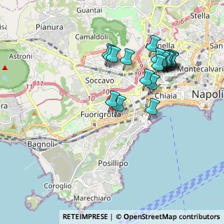 Mappa Via Francesco Cerlone, 80125 Napoli NA, Italia (2.073)