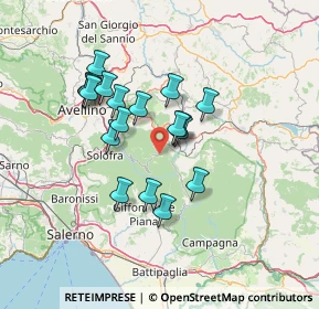 Mappa RXHJ+F9 Montella, 83048 Montella AV, Italia (12.21833)