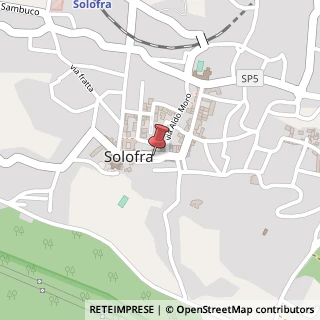 Mappa Via Gregorio Ronca, 15, 83029 Solofra, Avellino (Campania)