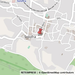 Mappa Via ronca gregorio, 83029 Solofra, Avellino (Campania)