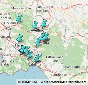 Mappa Via Gregorio Ronca, 83029 Solofra AV, Italia (13.82933)