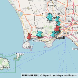 Mappa Traversa Coste D'Agnano, 80078 Pozzuoli NA, Italia (7.24286)