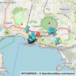 Mappa Traversa Coste D'Agnano, 80078 Pozzuoli NA, Italia (1.2805)