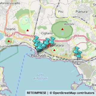 Mappa Traversa Coste D'Agnano, 80078 Pozzuoli NA, Italia (1.20833)