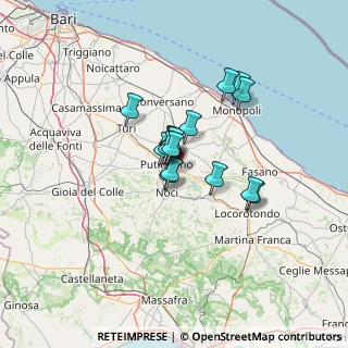 Mappa Strada Comunale Foggia di Nercio, 70017 Putignano BA, Italia (9.20375)