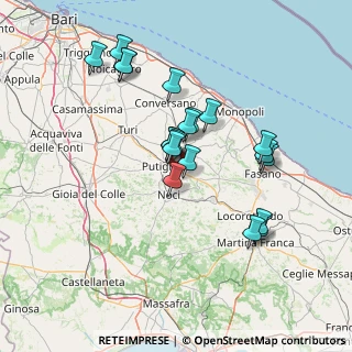 Mappa Strada Comunale Foggia di Nercio, 70017 Putignano BA, Italia (13.8705)
