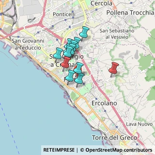 Mappa Viale privato Alemagna, 80055 Portici NA, Italia (1.24769)