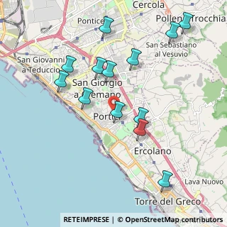 Mappa Viale privato Alemagna, 80055 Portici NA, Italia (2.20154)