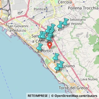 Mappa Viale privato Alemagna, 80055 Portici NA, Italia (1.45154)