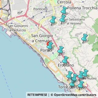 Mappa Viale privato Alemagna, 80055 Portici NA, Italia (3.06846)