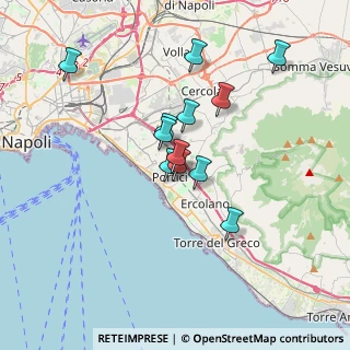 Mappa Viale privato Alemagna, 80055 Portici NA, Italia (3.03167)