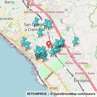 Mappa Viale privato Alemagna, 80055 Portici NA, Italia (0.7345)