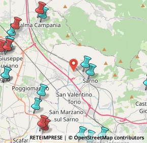 Mappa Zona Industriale, 84087 Sarno SA, Italia (7.1625)