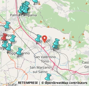 Mappa Zona Industriale, 84087 Sarno SA, Italia (6.279)