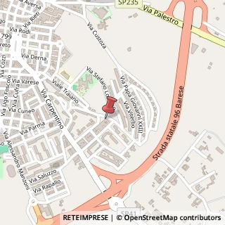 Mappa Via Bersaglio, 1464, 70022 Altamura, Bari (Puglia)
