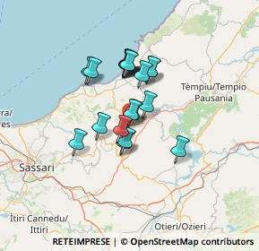 Mappa 07030 Laerru SS, Italia (10.221)