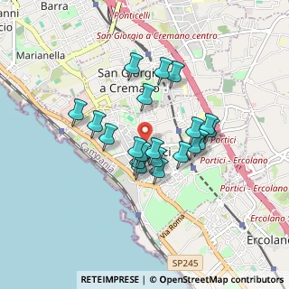 Mappa Via V. Emanuele, 80055 Portici NA, Italia (0.7275)