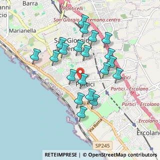 Mappa Via V. Emanuele, 80055 Portici NA, Italia (0.9)