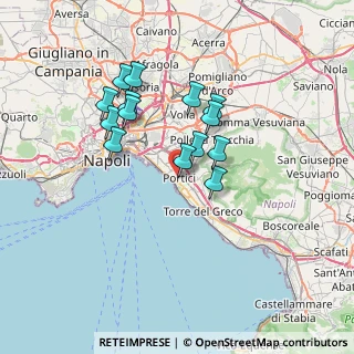 Mappa Via V. Emanuele, 80055 Portici NA, Italia (6.30929)