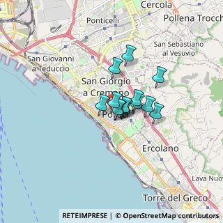 Mappa Via V. Emanuele, 80055 Portici NA, Italia (0.95571)