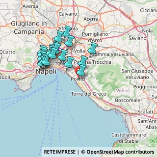 Mappa Via L. Da Vinci, 80055 Portici NA, Italia (7.352)