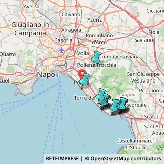 Mappa Via L. Da Vinci, 80055 Portici NA, Italia (8.59438)