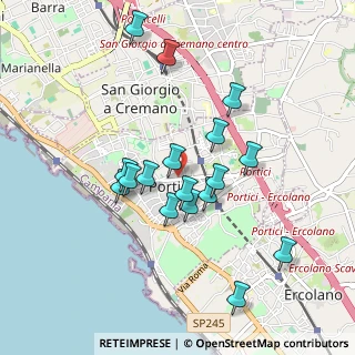 Mappa Via L. Da Vinci, 80055 Portici NA, Italia (0.89588)