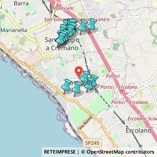 Mappa Via L. Da Vinci, 80055 Portici NA, Italia (1.0565)