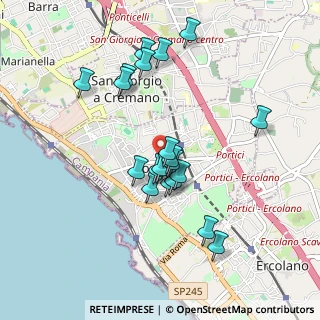 Mappa Via L. Da Vinci, 80055 Portici NA, Italia (0.8905)