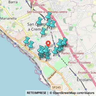Mappa Via L. Da Vinci, 80055 Portici NA, Italia (0.72)