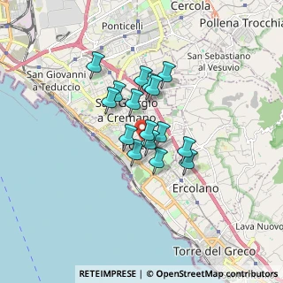 Mappa Via L. Da Vinci, 80055 Portici NA, Italia (1.23)