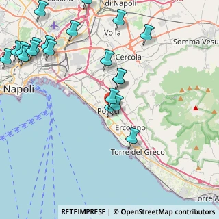 Mappa Via L. Da Vinci, 80055 Portici NA, Italia (5.7265)