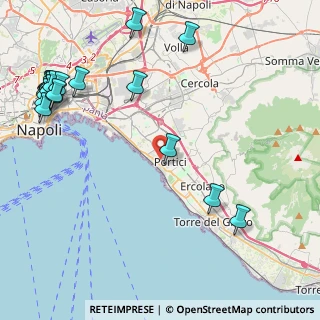 Mappa Via Amendola, 80055 Portici NA, Italia (6.4605)