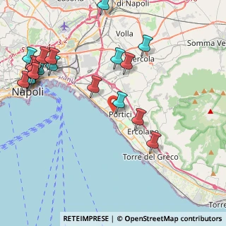 Mappa Via Amendola, 80055 Portici NA, Italia (5.7415)